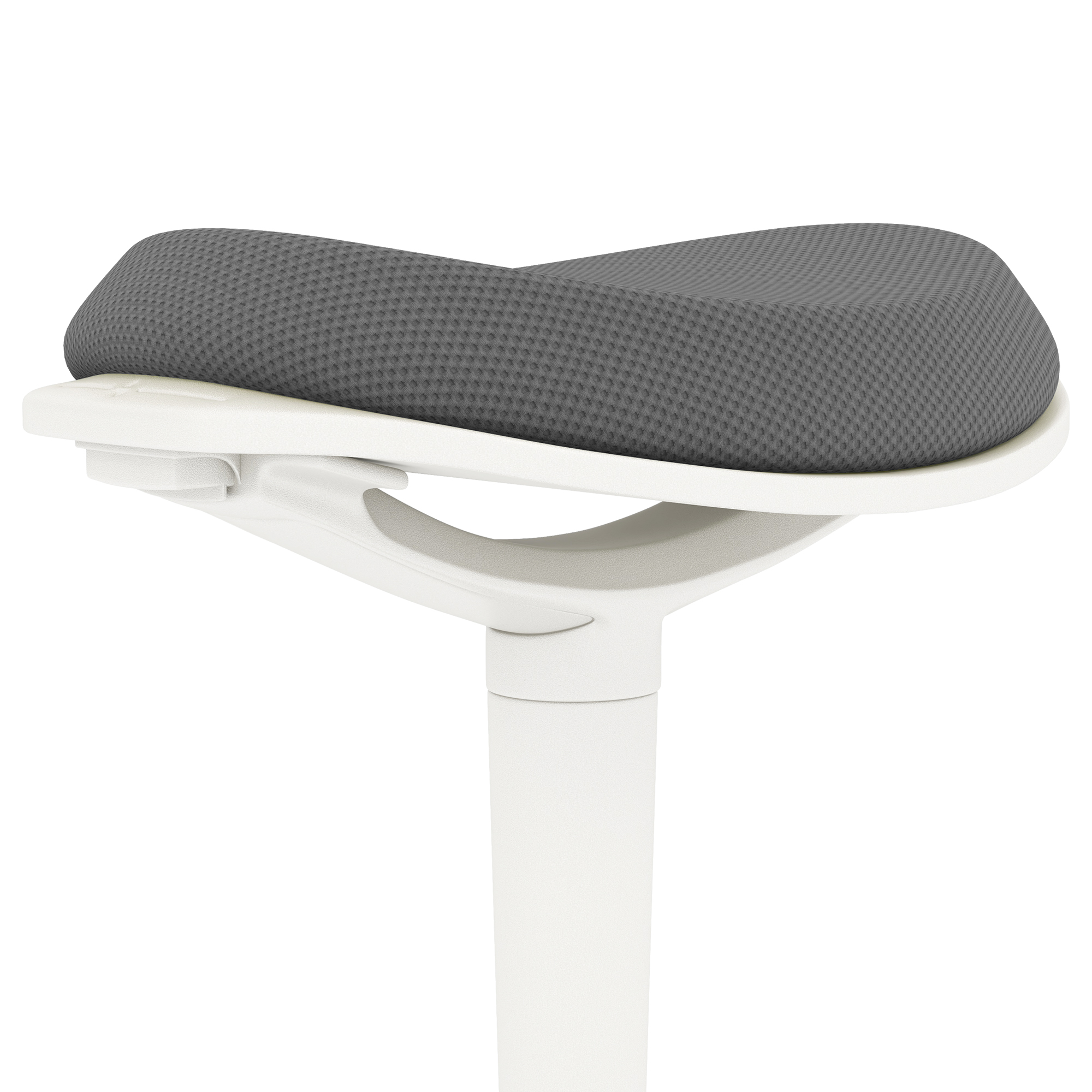 Bürohocker, ergonomischer Stehhocker, höhenverstellbar, bis 120 kg, 42,5 x 35,5 x 56,5-71,5 cm, Grau