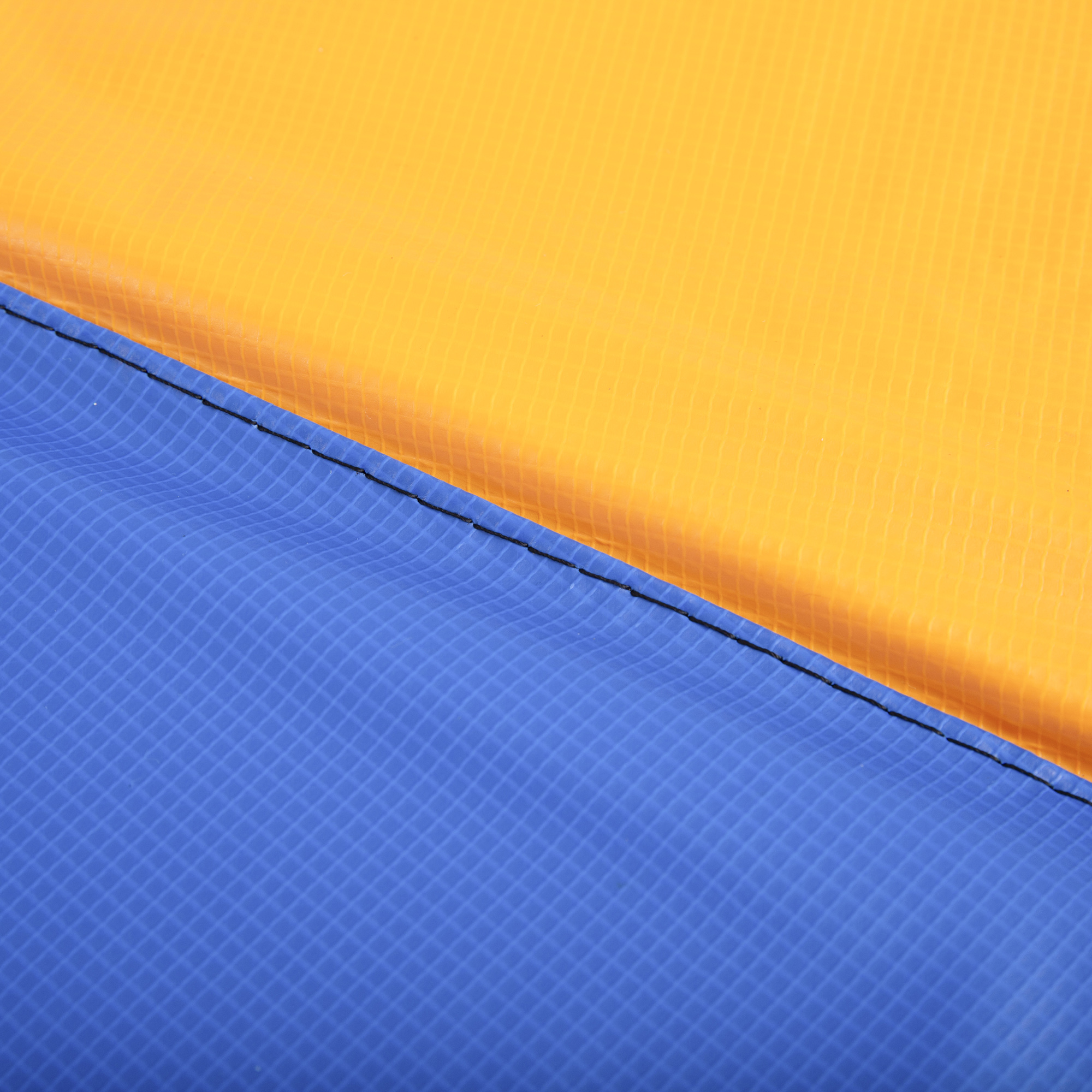 Trampolin Randabdeckung Ø366cm cm breit, Reißfest UV-resistent Federabdeckung, Wasserabweisend, Trampolinzubehör Randschutz Sicherheitsnetz Ersatzteile für Gartentrampoline, Rot+Gelb+Blau