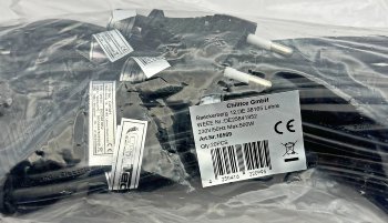 Netzkabel Euro, blankes Ende, 1,5m / H03VVH2-F2 0,75 mm² 2,5A/250V schwarz
