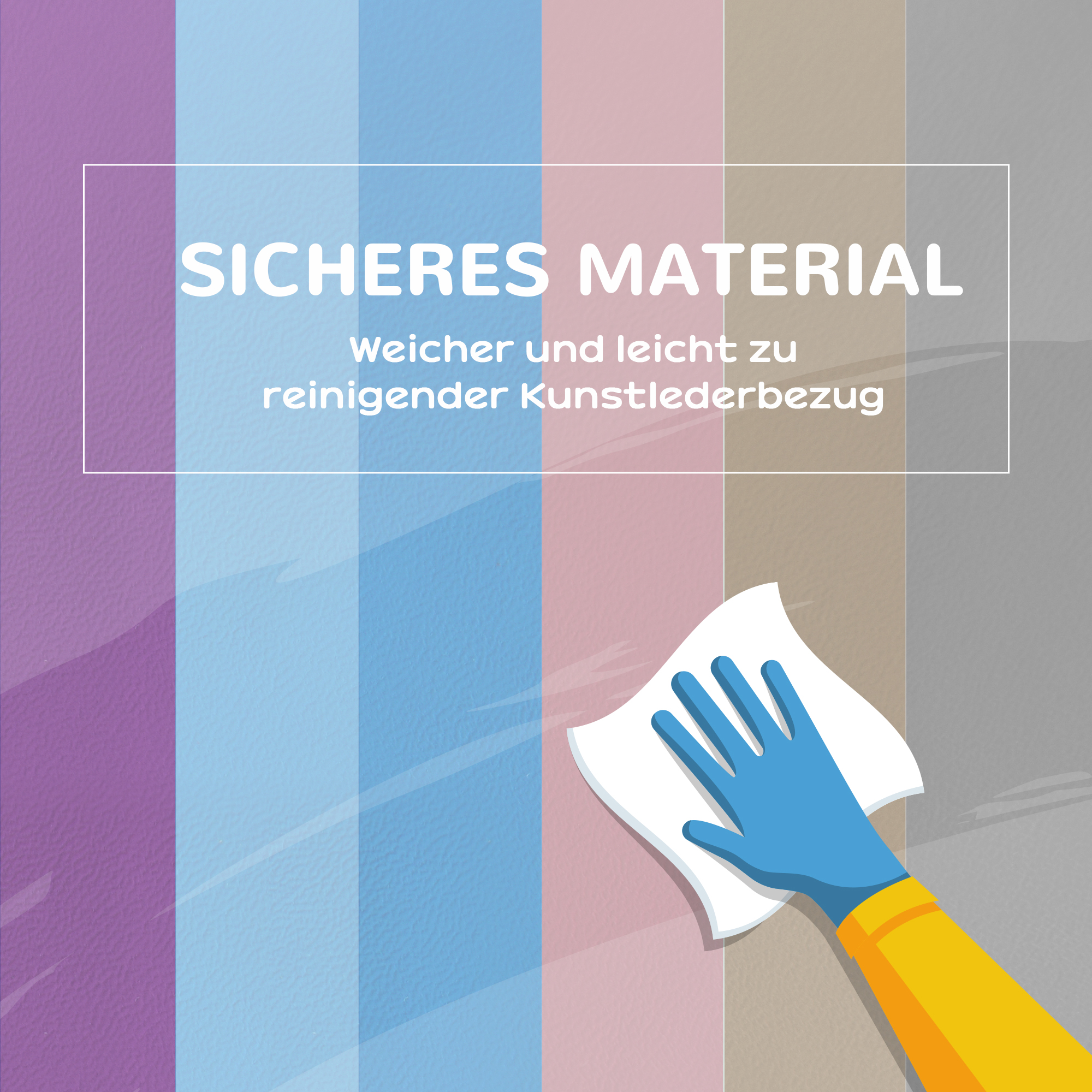 Softbausteine, 12 Würfel á 20 x 20 x 20 cm, pflegeleicht, kindersicher, für 1-3 Jahre, Kunstleder