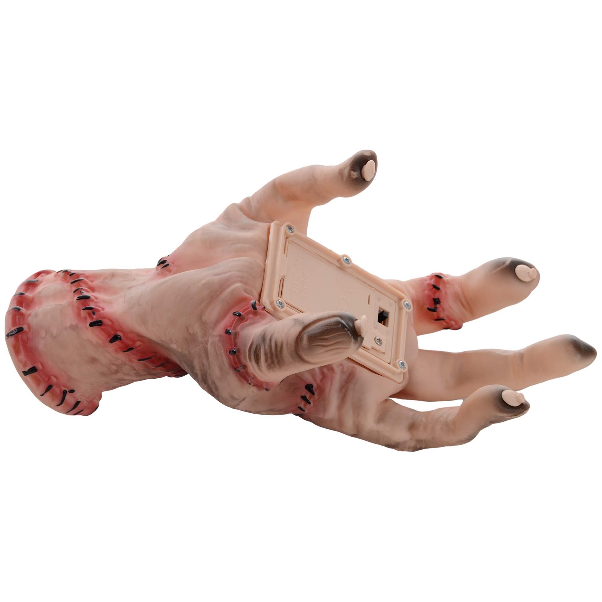 Horror-Hand, Helloweendeko, aktiviert mit Geräusche/Berührung, beweglich, Sound