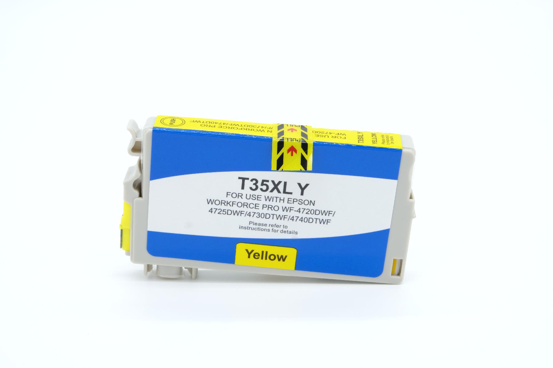 T35XLY alternativ Tinte yellow für Epson / C13T35944010 / 1.900 Seiten