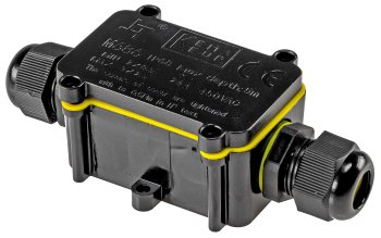 Kabelverbinderbox, 2 Anschlüsse, IP68 / 450V, Ø 6-11mm für Erdkabel, wasserdicht