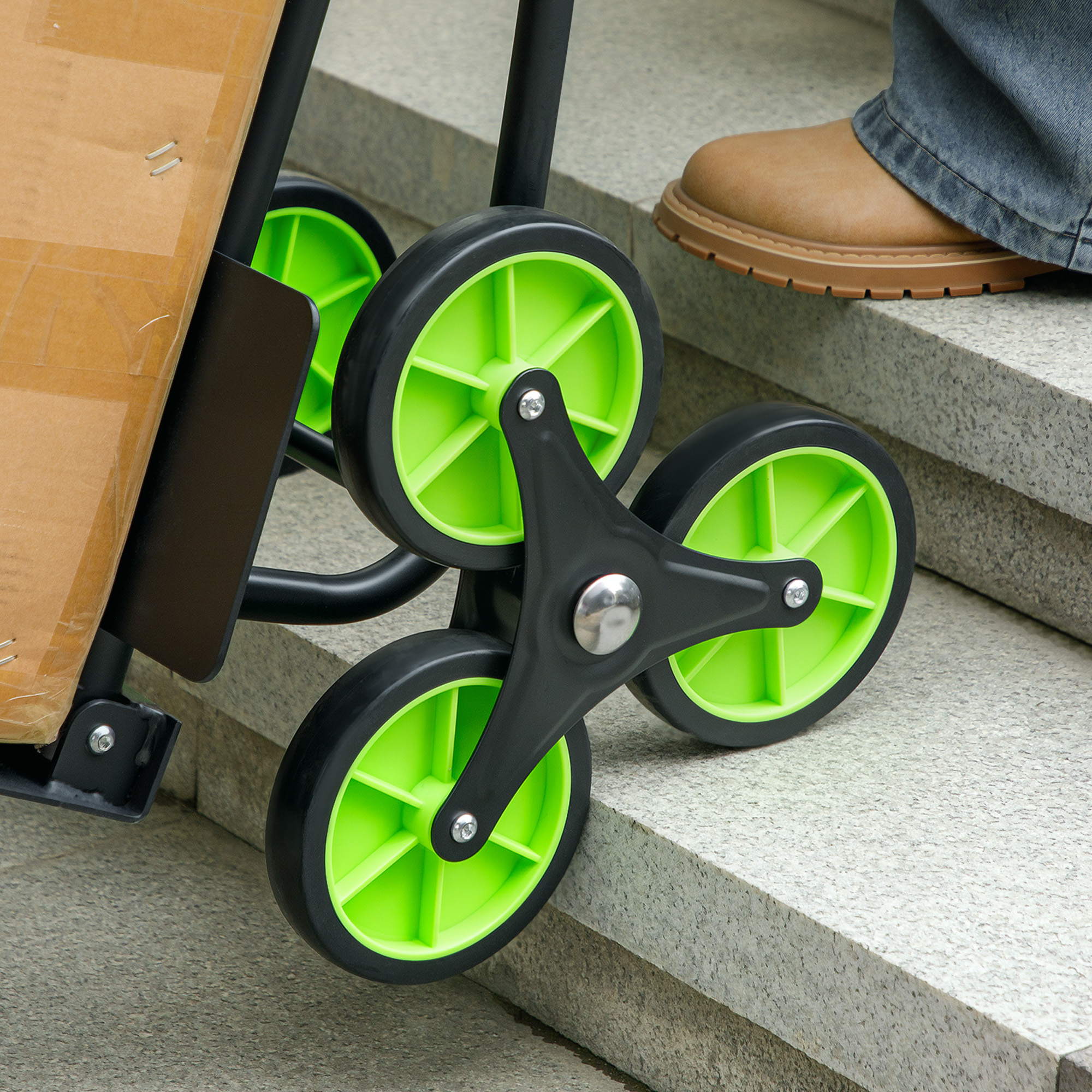 Treppensteiger Sackkarre klappbar Transportkarre mit Stahlrahmen max. 120kg