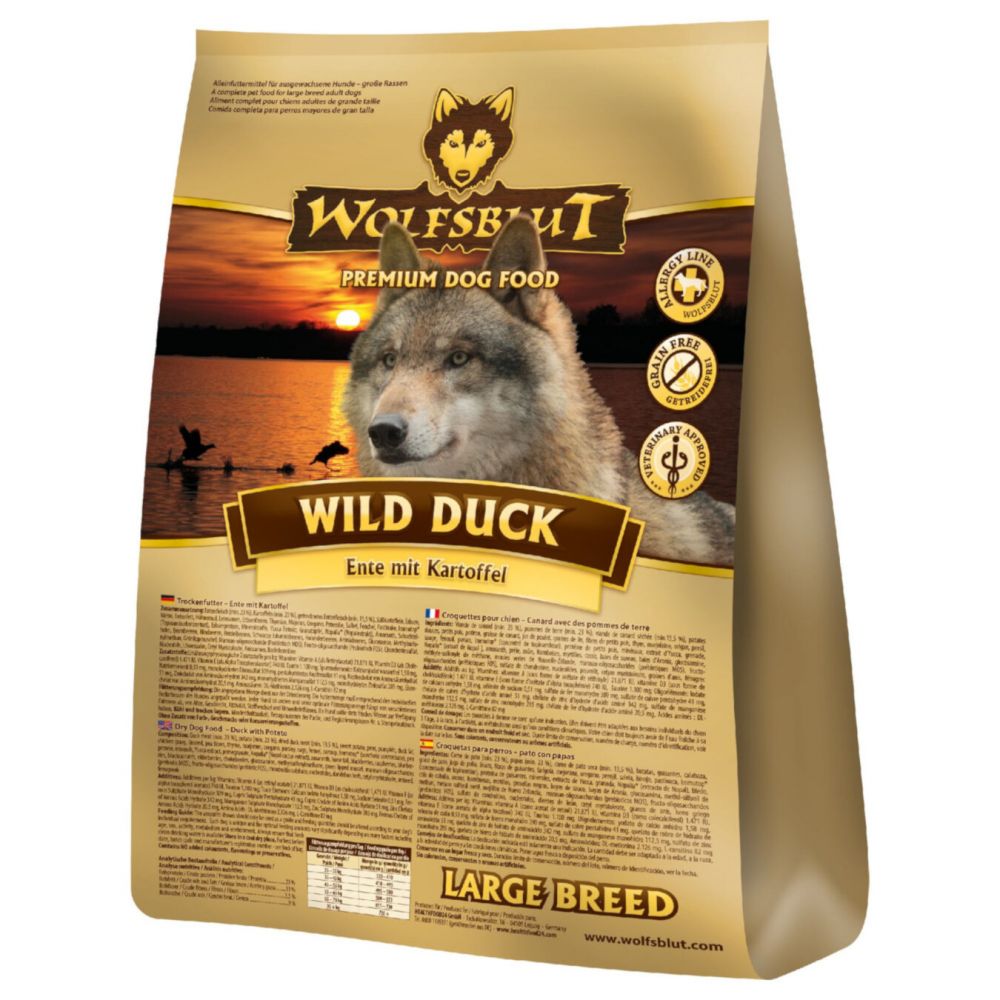 Wolfsblut Wild Duck Large Breed - 2 Kg Wolfsblut Wild Duck Large Breed - 2 Kg