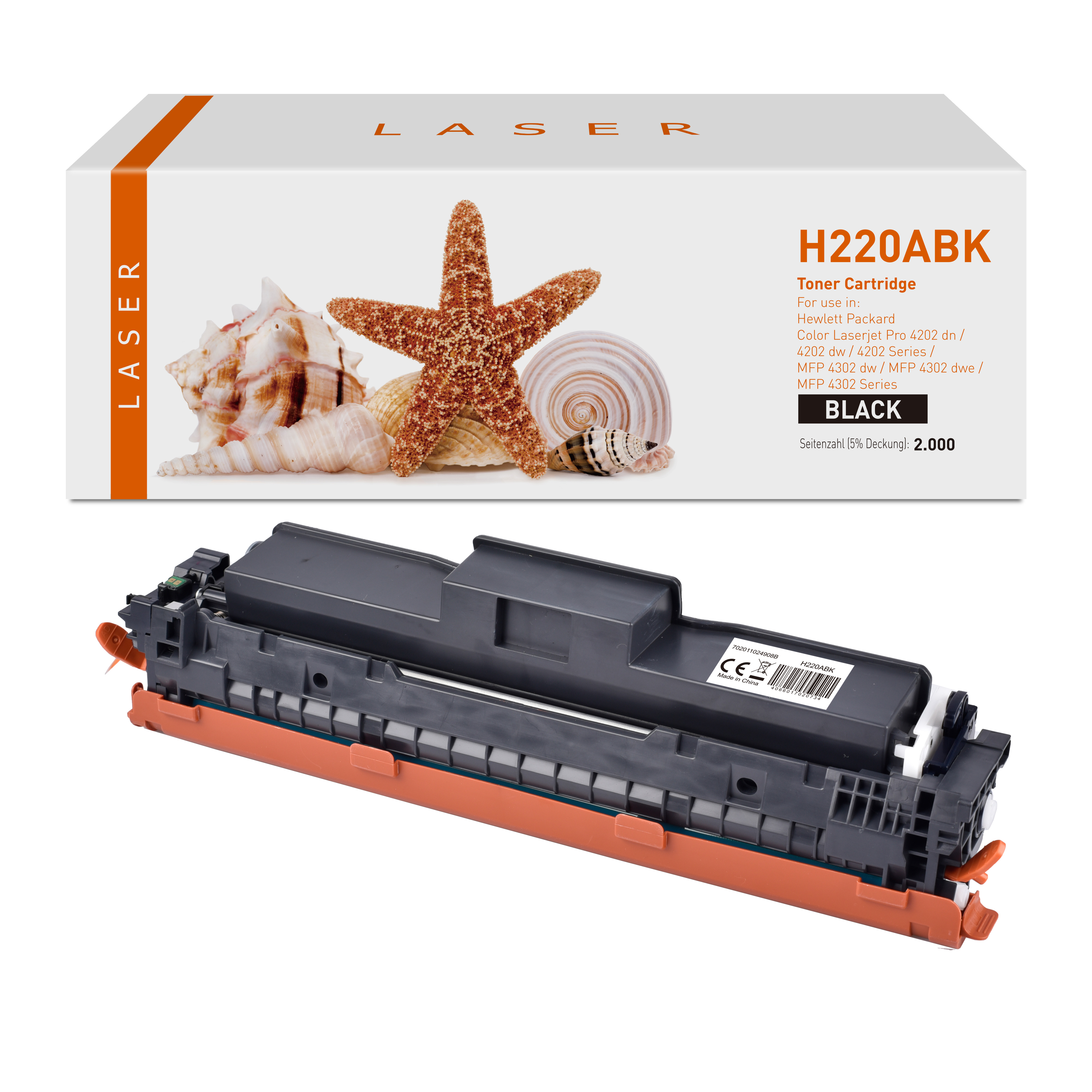 220Aschwarz alternativ Toner schwarz für HP / W2200A / 2.000 Seiten 220Aschwarz alternativ Toner schwarz für HP / W2200A / 2.000 Seiten