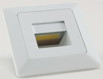 MILOS LED-Einbauleuchte "COB" weiß matt / 80x80mm, 3000k, warmweiß, 55Lumen
