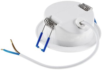 LED-Einbauleuchte "Flat-30 FR-R" 4200K / Ø85x30mm, 5W, 500lm, IP44, rund, weiß