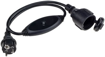 Funk-Steckdose für "Pilota Casa" IP44, Zwischenstecker 230V, 1000Watt