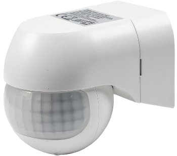 Aufputz Bewegungsmelder "CBM-Slim" 180° / LED geeignet, IP44, 1-800W, weiß