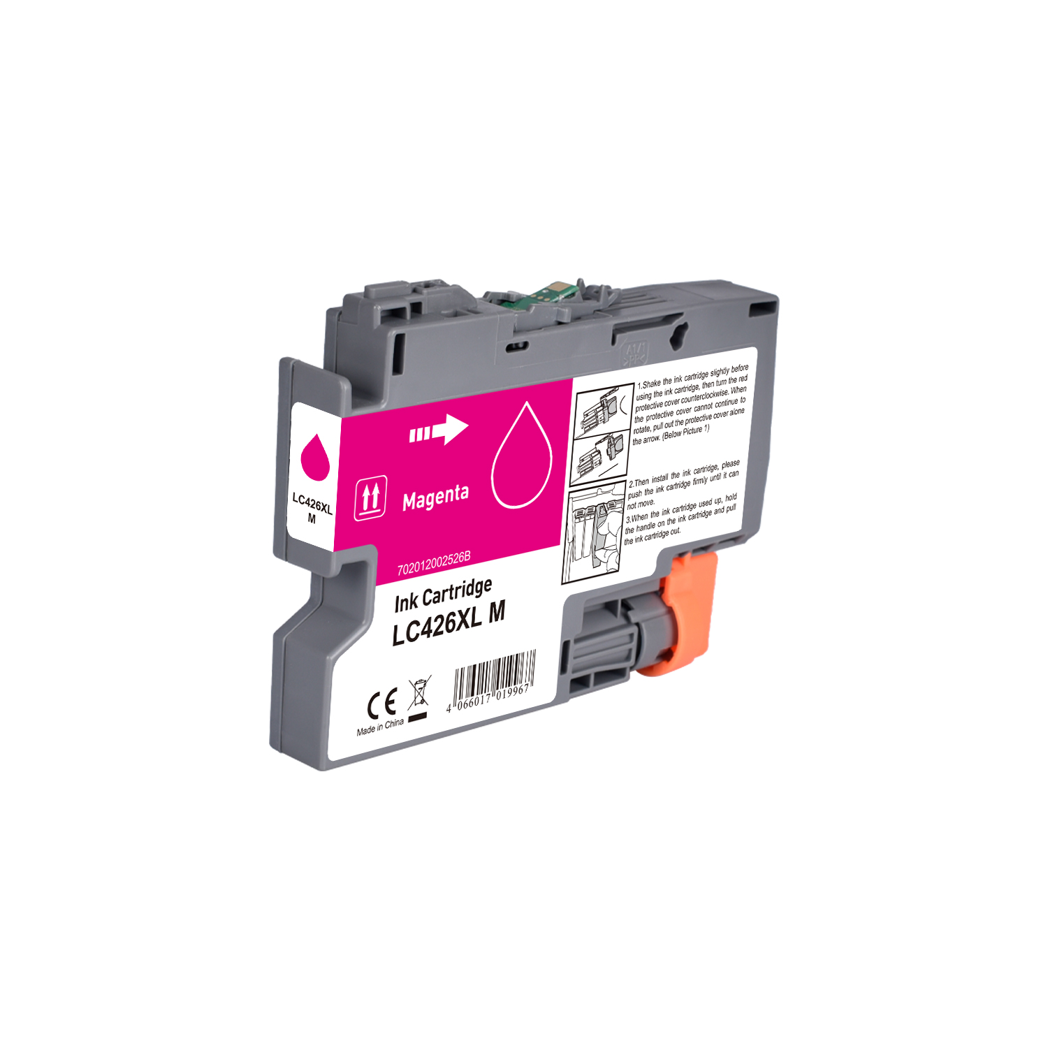 LC426XLM alternativ (Pigment) Tinte magenta für Brother / LC426XLM / 54ml
