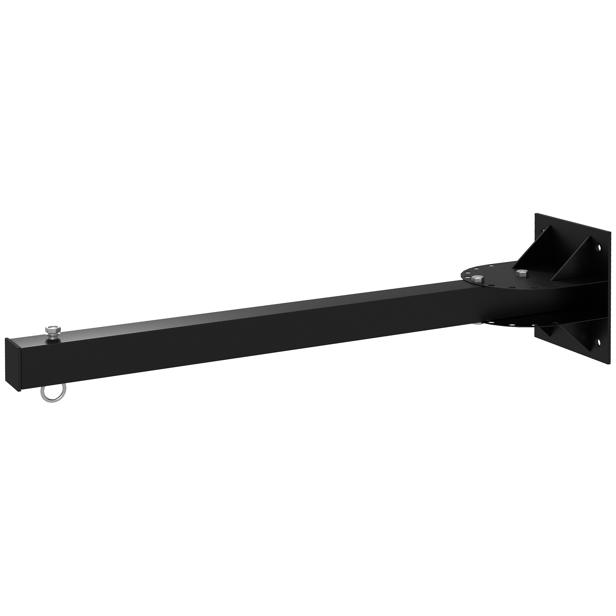 Boxsackhalterung, Wandmontage, 9 Winkel, Stahl, bis 100 kg, Schwarz