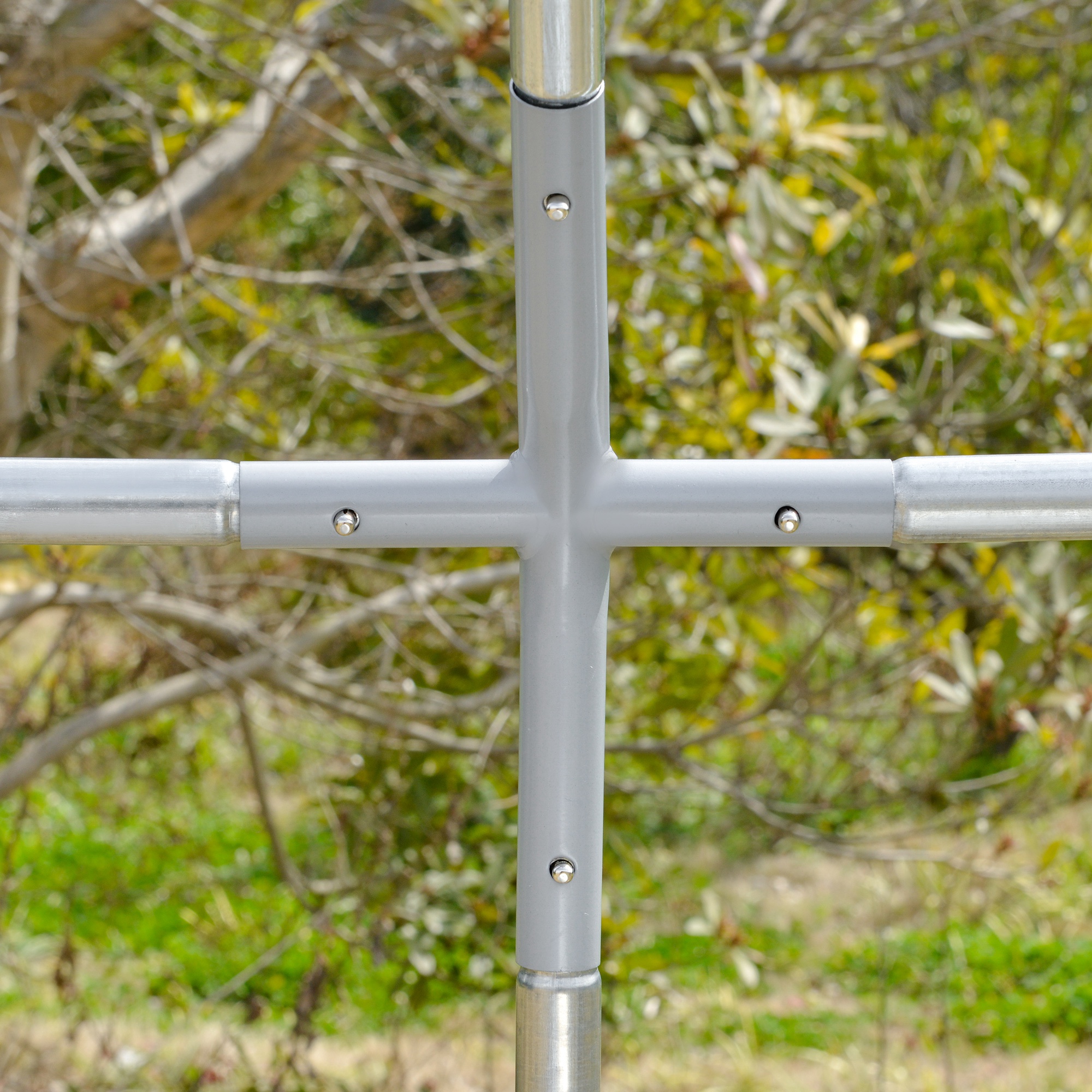 Gehege für Kleintiere, Outdoor-Freilaufgehege für Hühner, Kaninchen, Enten, stabile Konstruktion, Stahl und Oxford-Stoff