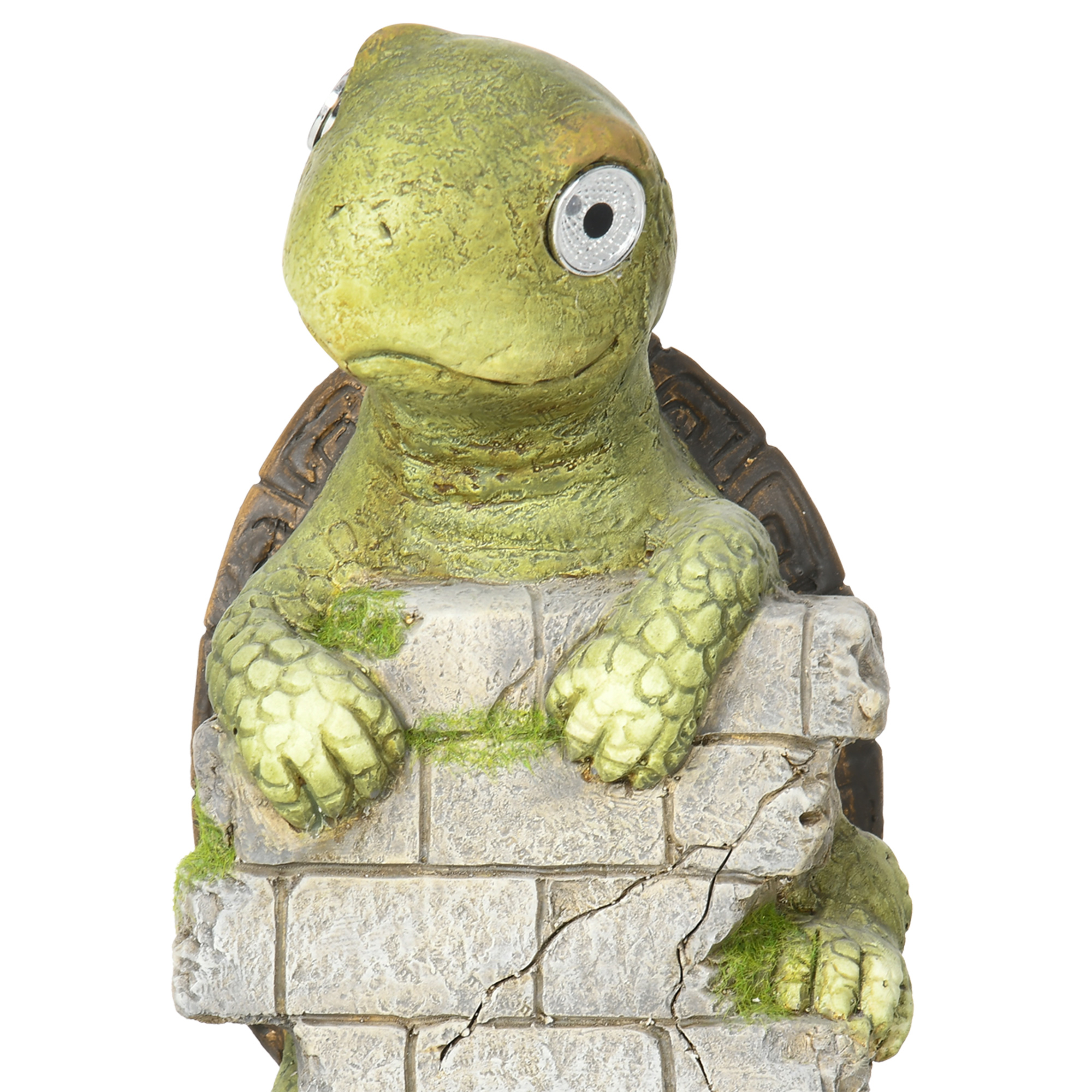 Gartenfigur "Kleine Schildkröte", Gartendekoration, wetterbeständig, inkl, Solarlicht