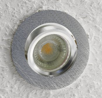Einbaustrahler "CTE-84R"  Rund Ø84mm / Einbau Ø68mm, schwenkbar, Clip Ring