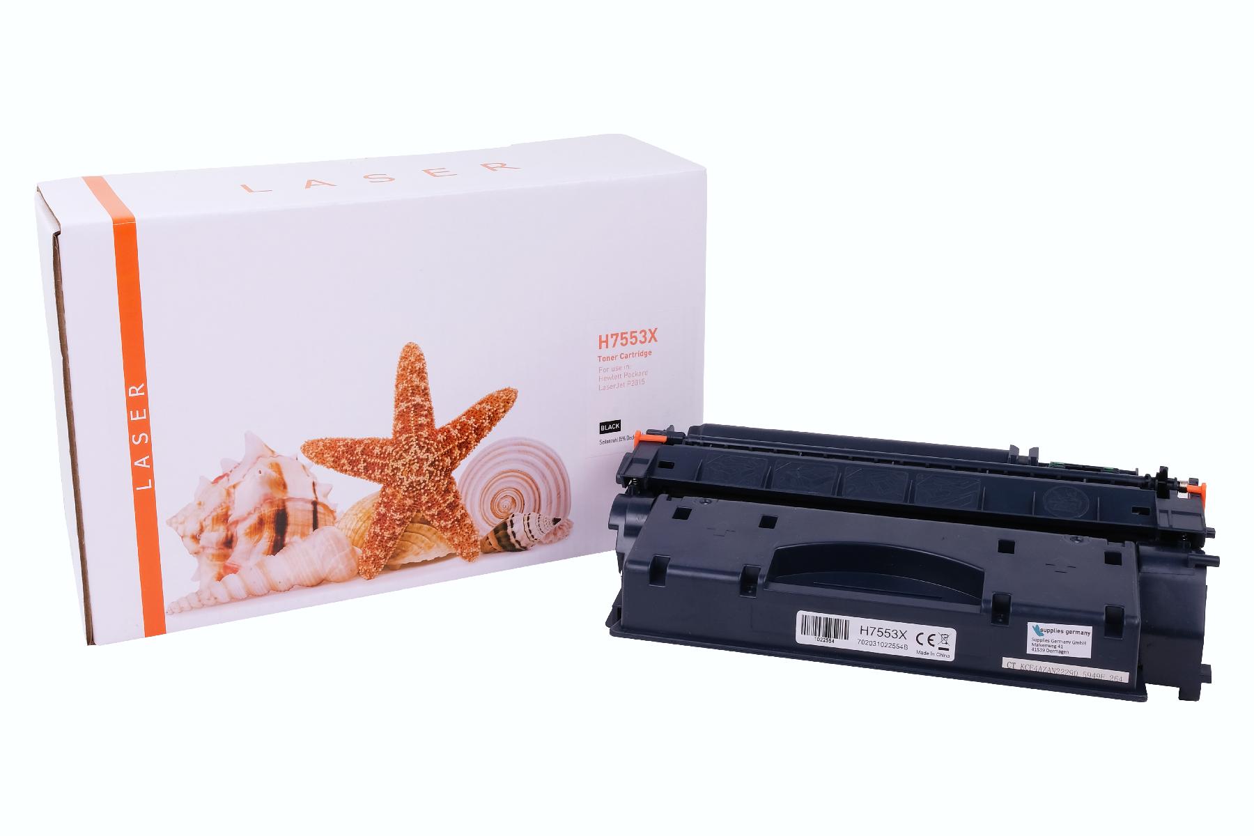 Q7553X alternativ Toner black für HP / Q7553X / 7.000 Seiten