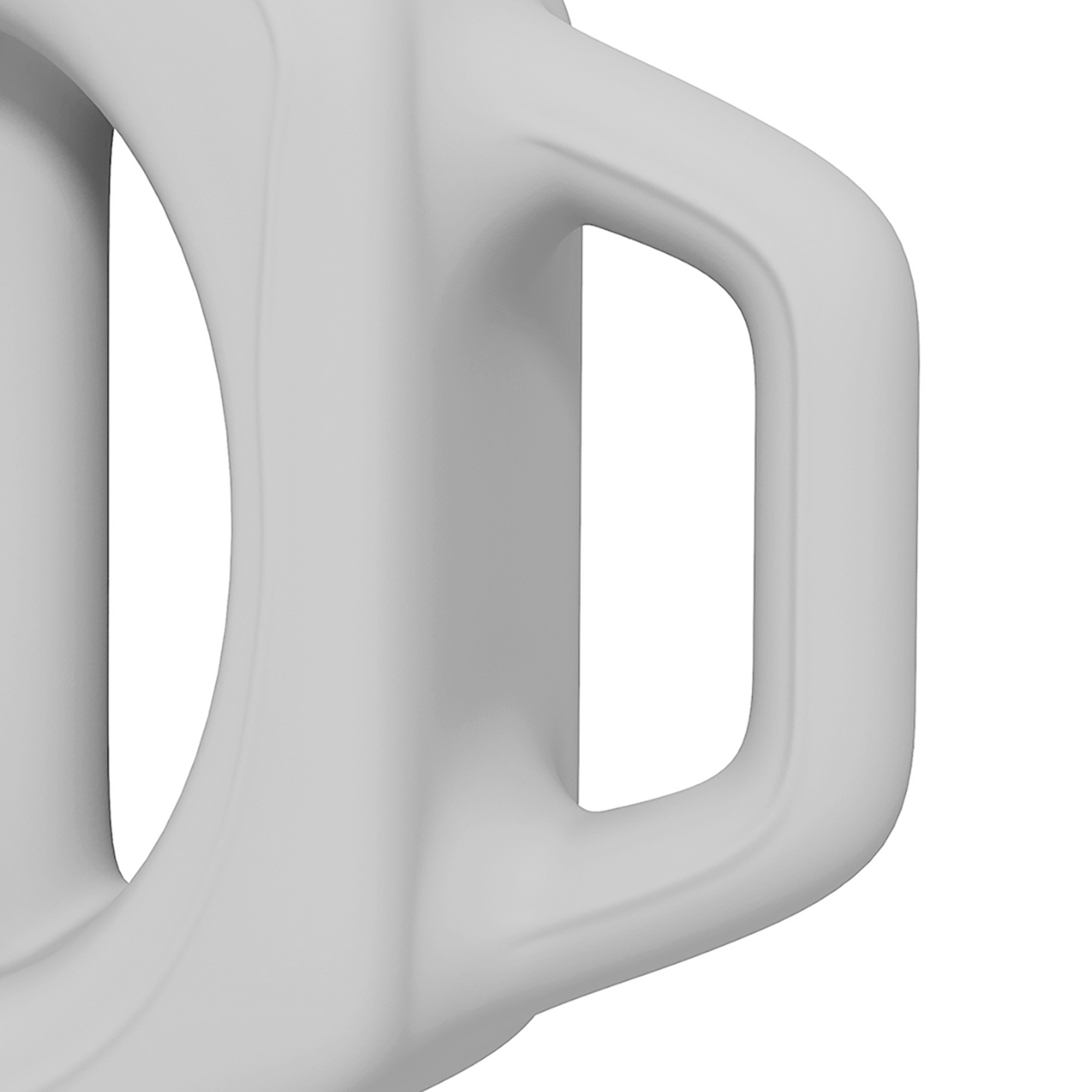 3-in-1 Multifunktionshantel, 10 kg, rutschfest, geruchsarm, Kunststoffmantel, Eisenkern, grau