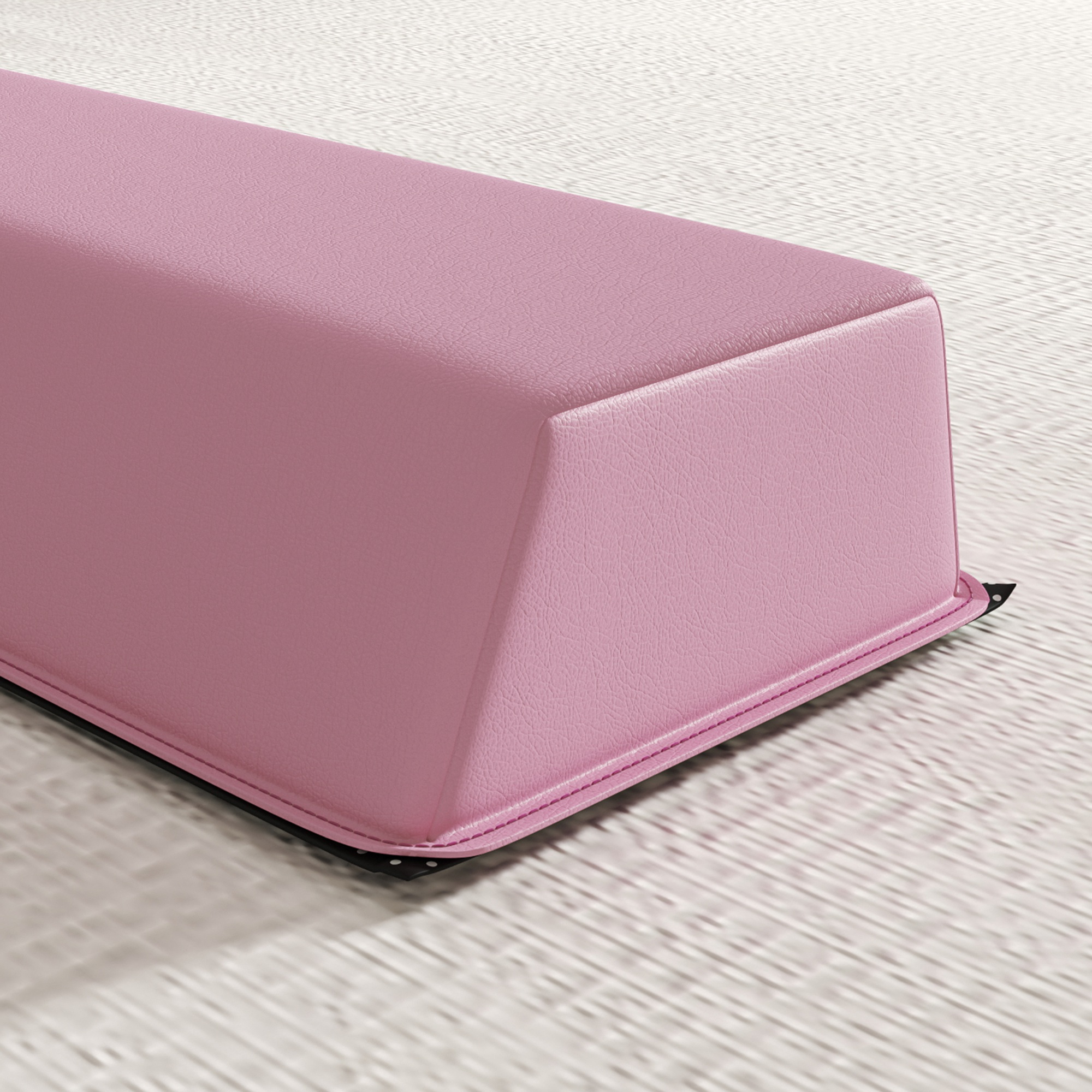 Schwebebalken 2,4 m, faltbar, rutschfester Boden, für 3+ Jahre, bis 80 kg, Rosa