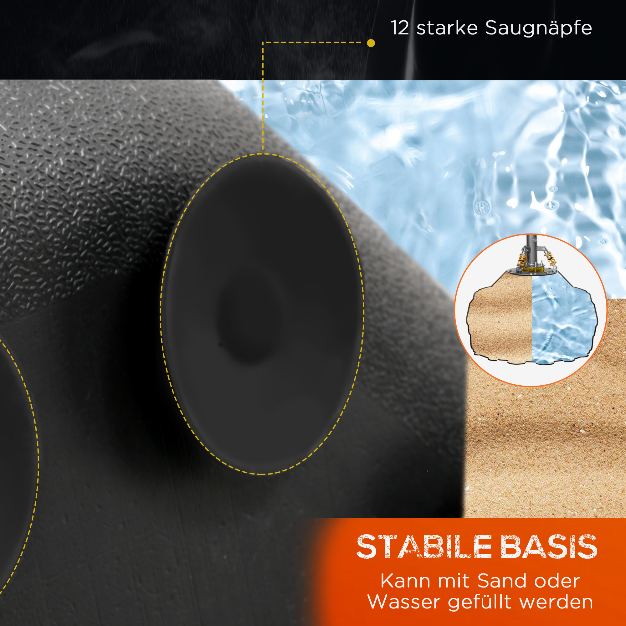 Boxsack Stehend 180cm Erwachsene Standboxsack Boxdummy Boxsäule Humanoides Design Heavy Duty Boxsack schwerer Boxsack-Ständer für Profis und Anfänger  Schwarz