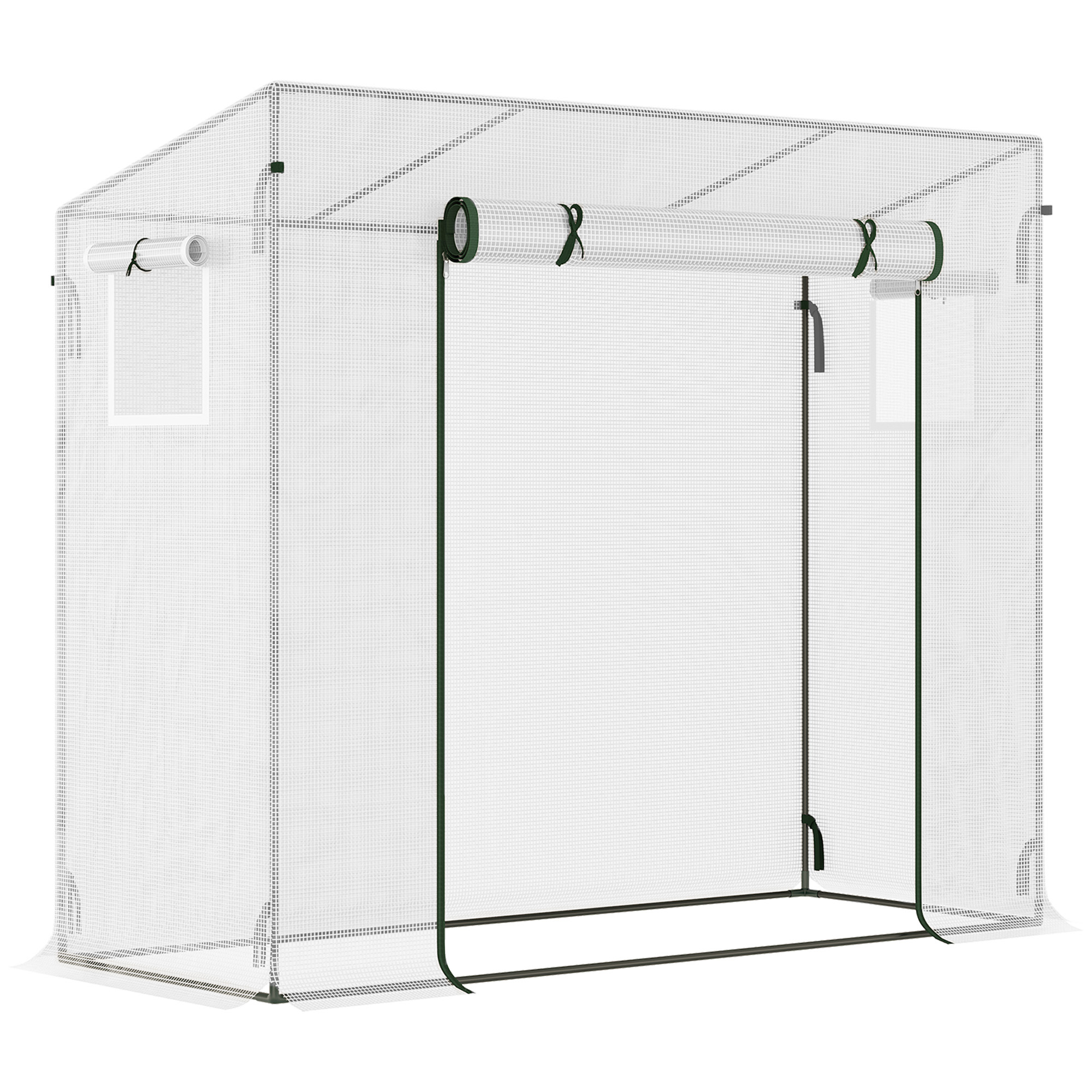 outsunny-gewachshaus-mit-seitenfenster-aufrollbare-tur-winddicht-stahlrahmen-kunststoffplane-weiss-200-x-68-x-196-cm~1E7H2D54RKG01