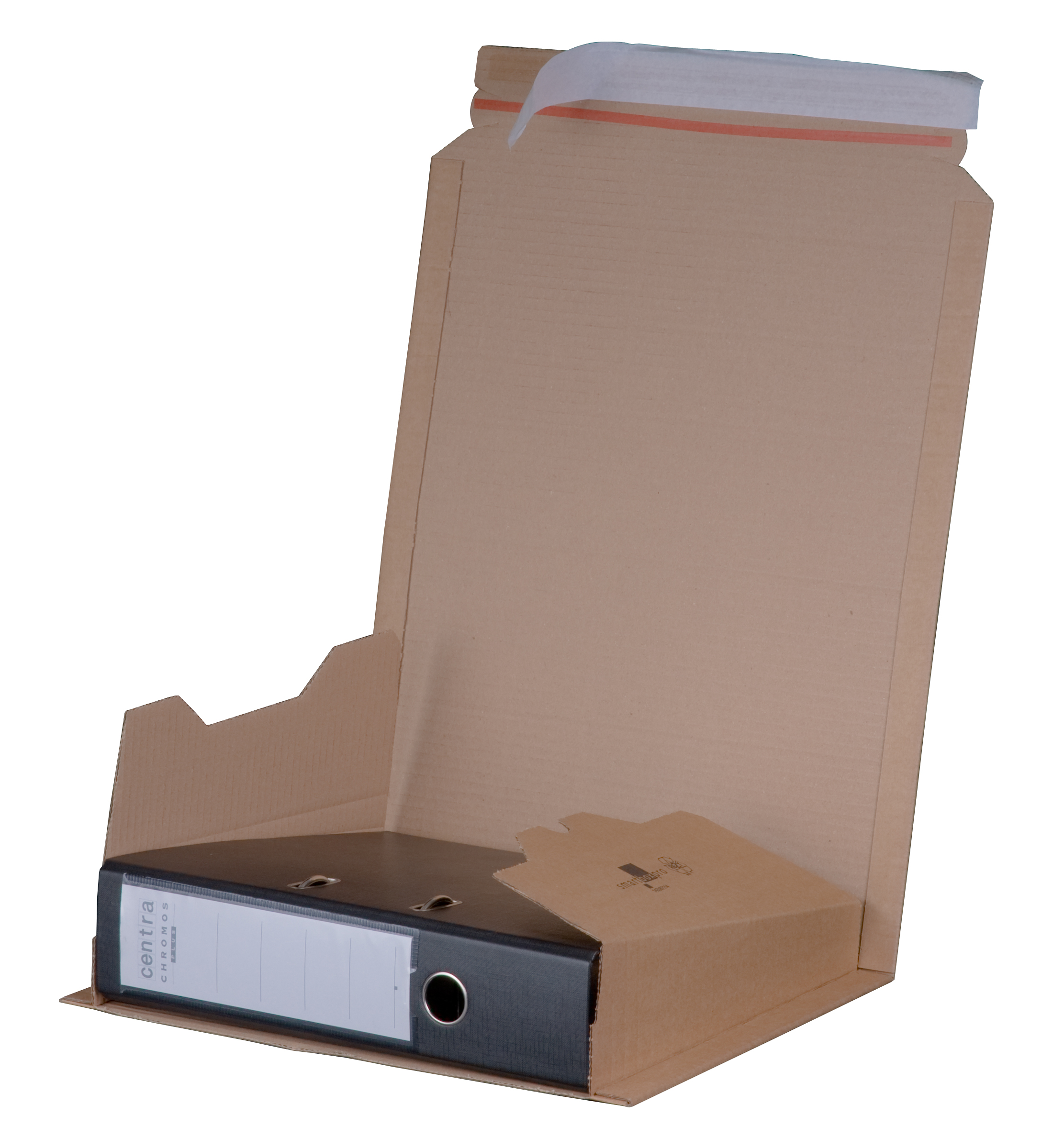 Ordnerversandkarton, 320x285x35-80mm, braun, VPE20
