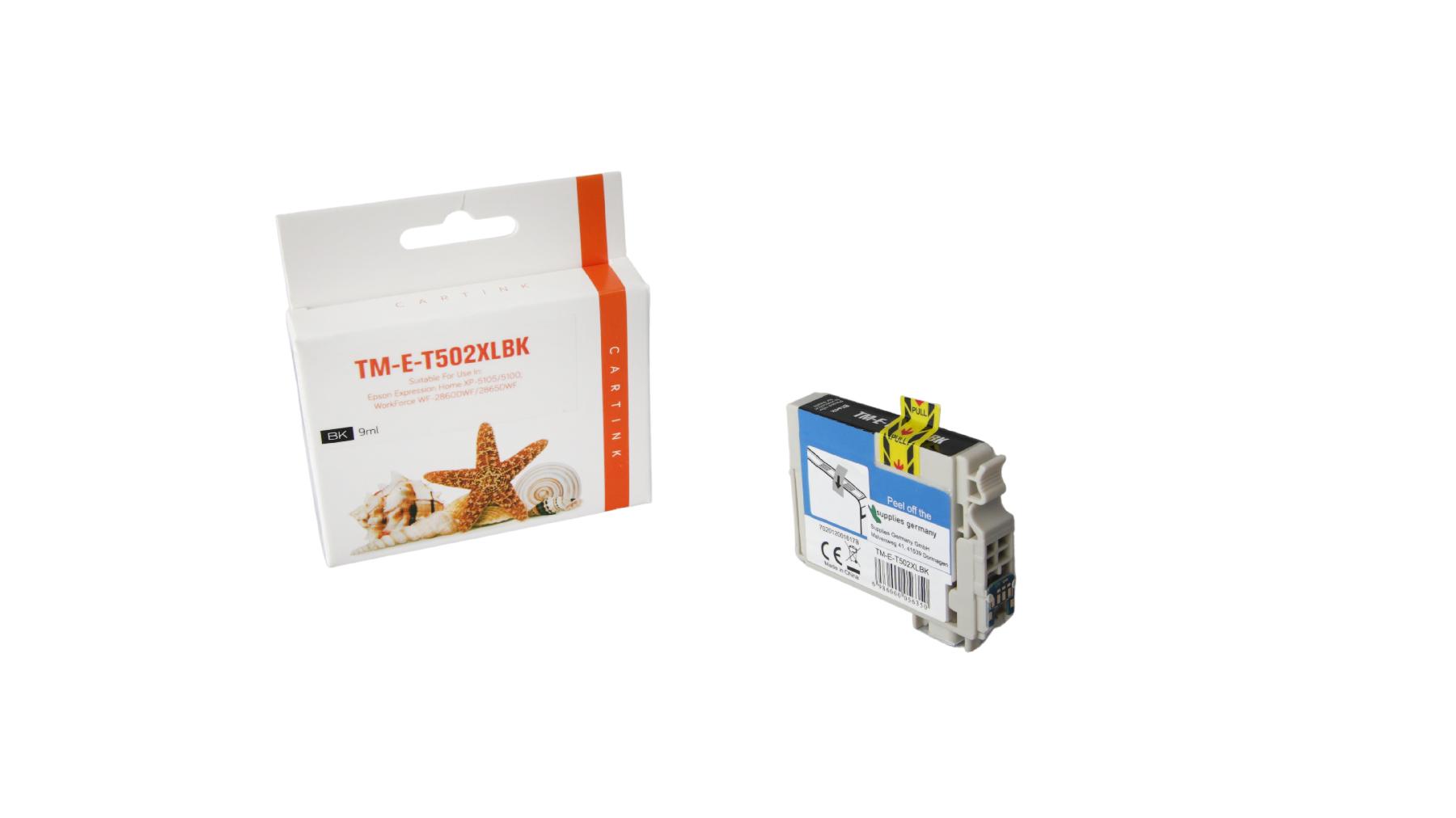 T502XLBK alternativ Seestern Tinte black für Ep / C13T02W14010 / 9