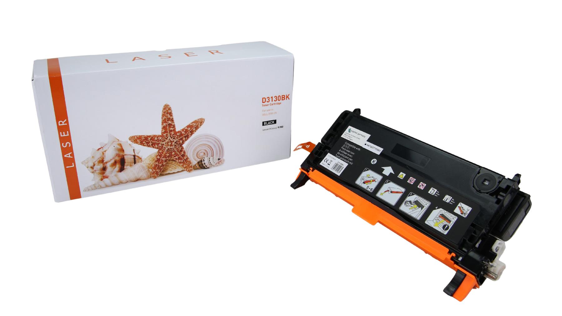 D3130BK alternativ Toner black für Dell / H516C / 59310289 / 9.000 Seiten