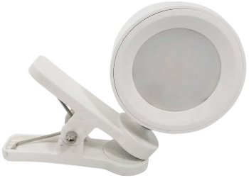 LED Akku Clip-Leuchte "CT-AKL3" / Dimmbar, CCT 3000k-6000k, weiß