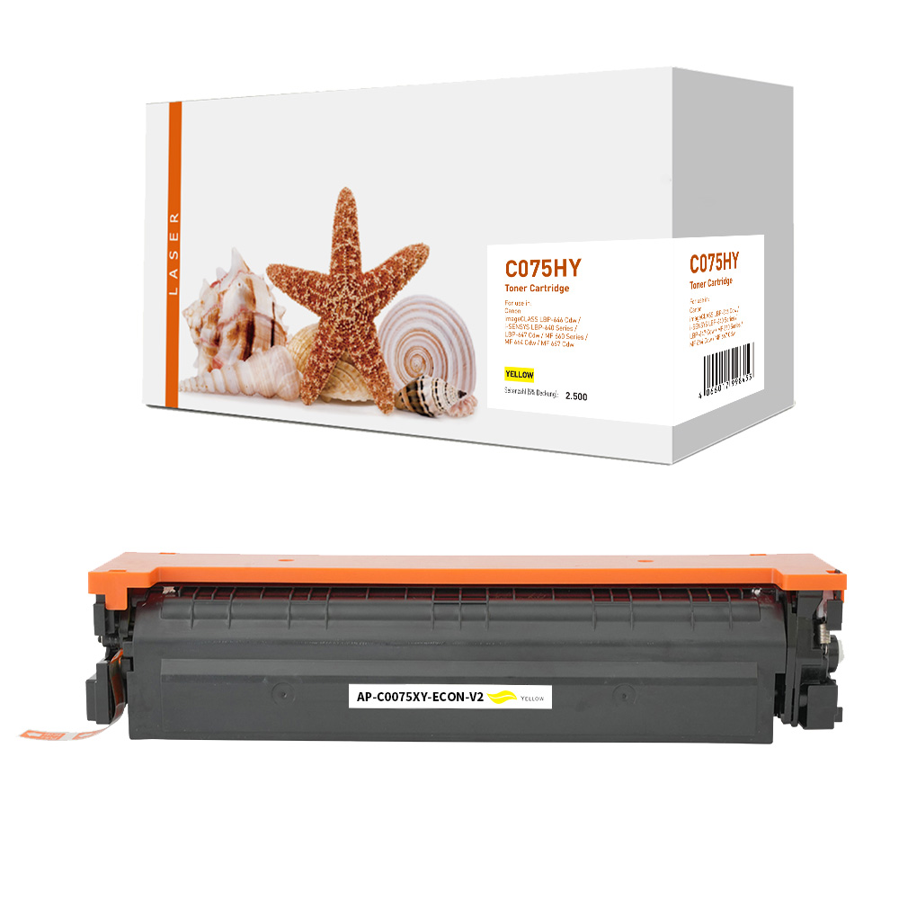 Toner gelb, alternativ zu Canon 6366 C 002, 2500 Seiten