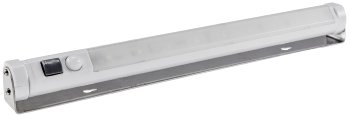 LED Unterbauleuchte mit Bewegungsmelder / Batteriebet., 9 SMD LEDs, 80lm, weiß