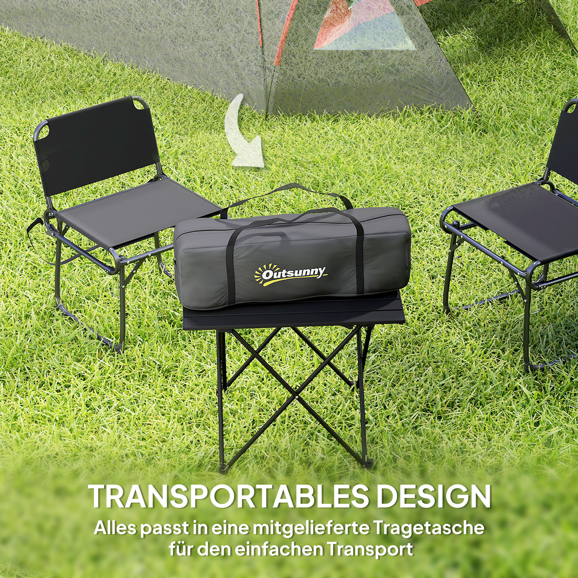 Campingzelt für 2 Personen leicht, stabil wasserdicht UV 50+ mit Vordach Tür Fenster, Bodenplane Grau