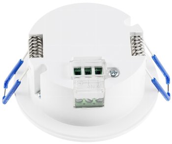 Decken-Einbau-Bewegungsmelder 360° IP65, PIR, LED geeignet, 8m Detektion, 76x36mm