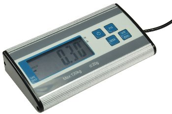 Paketwaage / Versandwaage "CT PW-120", 0,2-120kg, 27x27cm Edelstahl-Platte