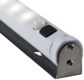 LED Unterbauleuchte mit Bewegungsmelder / Batteriebet., 9 SMD LEDs, 80lm, warmweiß