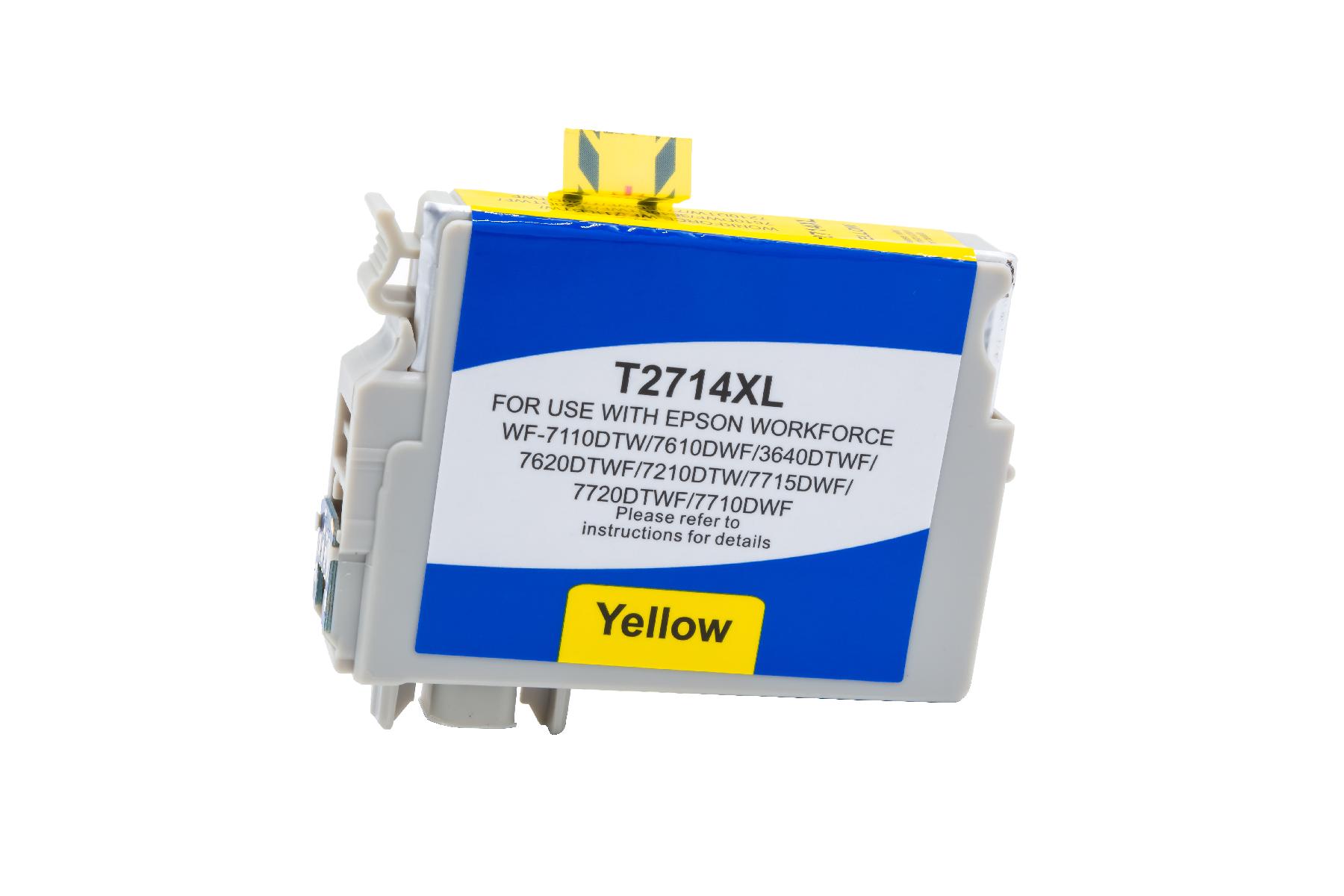 T2714XL alternativ Tinte yellow für Epson / C13T27144010 / 10,4ml