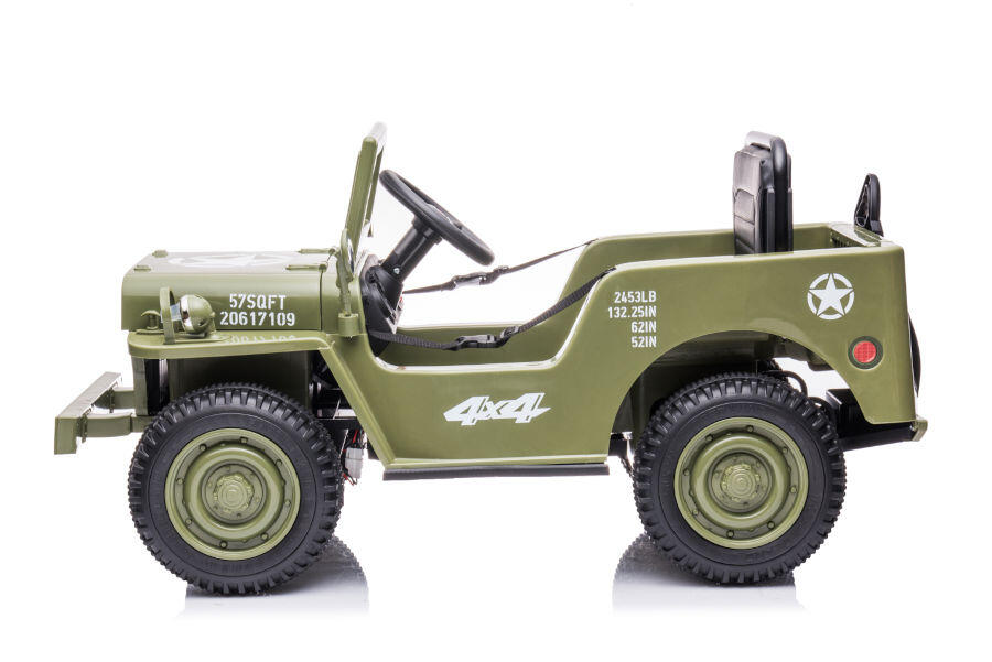 Kinderfahrzeug Offroad Militär Grün