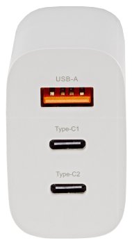 Stecker-Netzteil mit USB-C "CTN-PD65 a3", In 100-240V~, Out 5,0V/9,0V/12,0V=, 65W