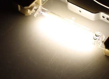 LED Strahler 8W R7s "RS118 COB8" / 360°, 4200k, 950lm, 118mm, neutralweiß