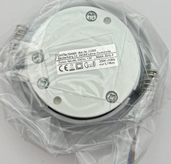 LED-Einbauleuchte "Flat-32" warmweiß / 80x32mm, 5W, 590lm, weißes Gehäuse