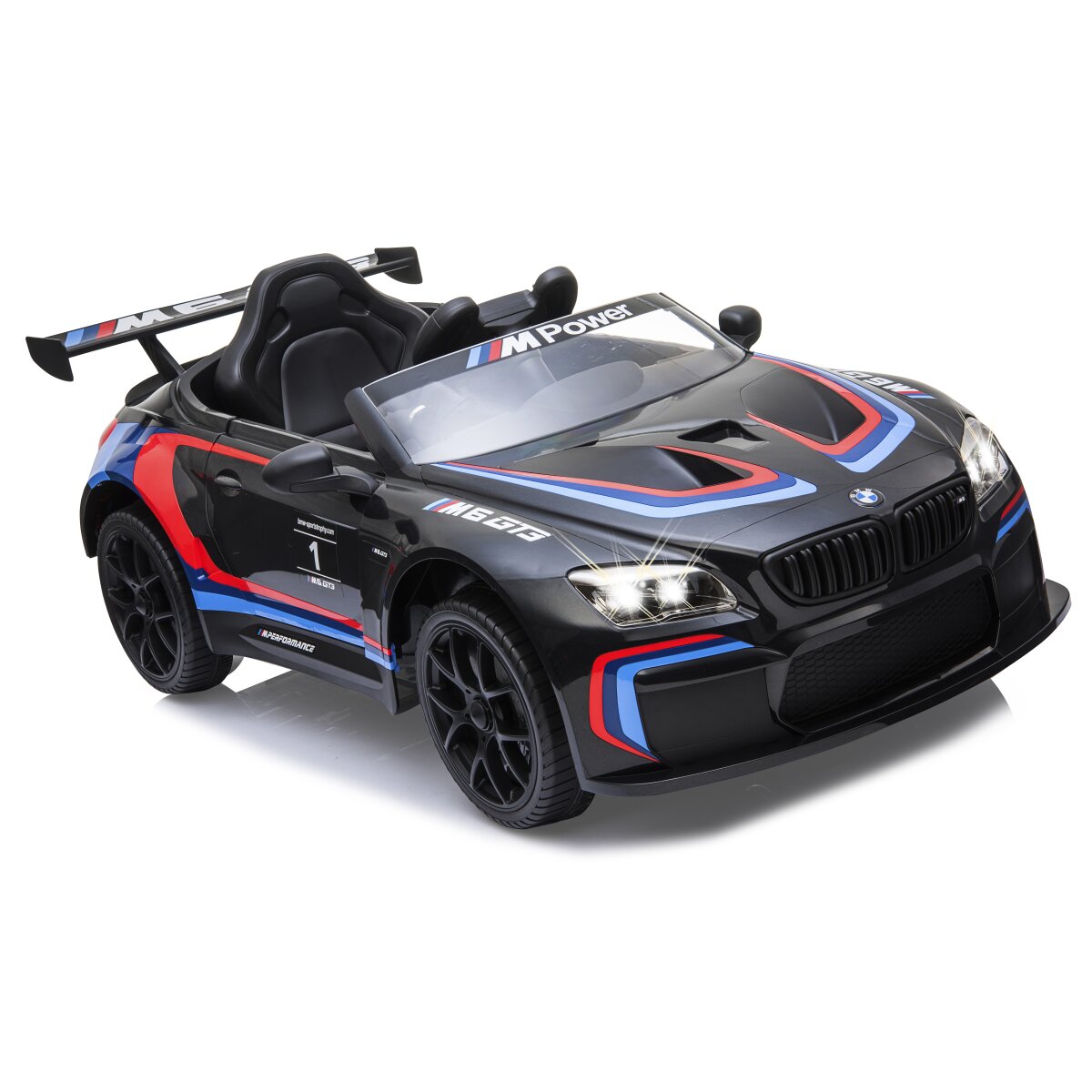 Kinderfahrzeug BMW M6 GT3 schwarz