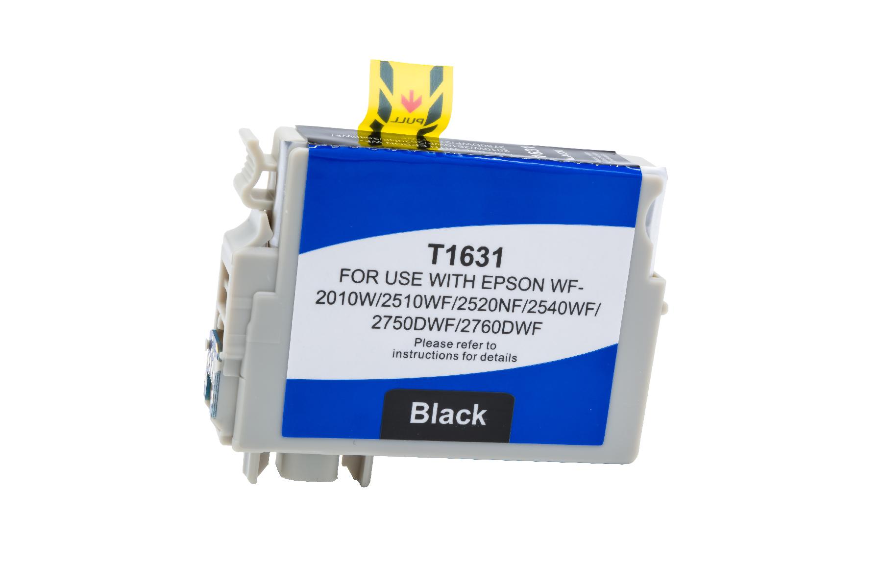 T1631 alternativ Tinte black für Epson / C13T16314010 / 12,9ml