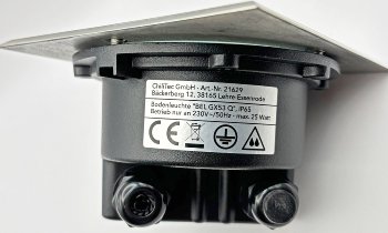 Bodenleuchte "BEL GX53 Q", 4eckig / 12x12x7cm, IP65, GX53 Fassung
