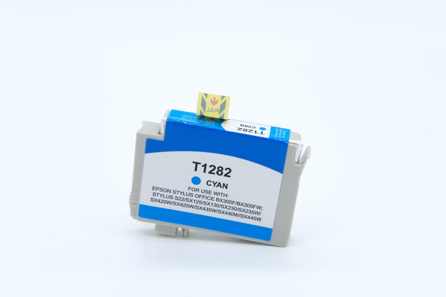 T1282 alternativ Tinte cyan für Epson / C13T12824010 / 5ml