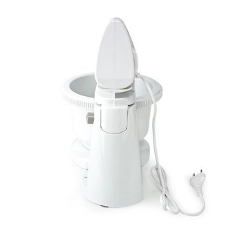 Handmixer | 200 W | 5 Geschwindigkeitsstufen | Turbo Funktion | Schüssel drehen / 2 Knethaken / 2 Quirle | Grau / weiß