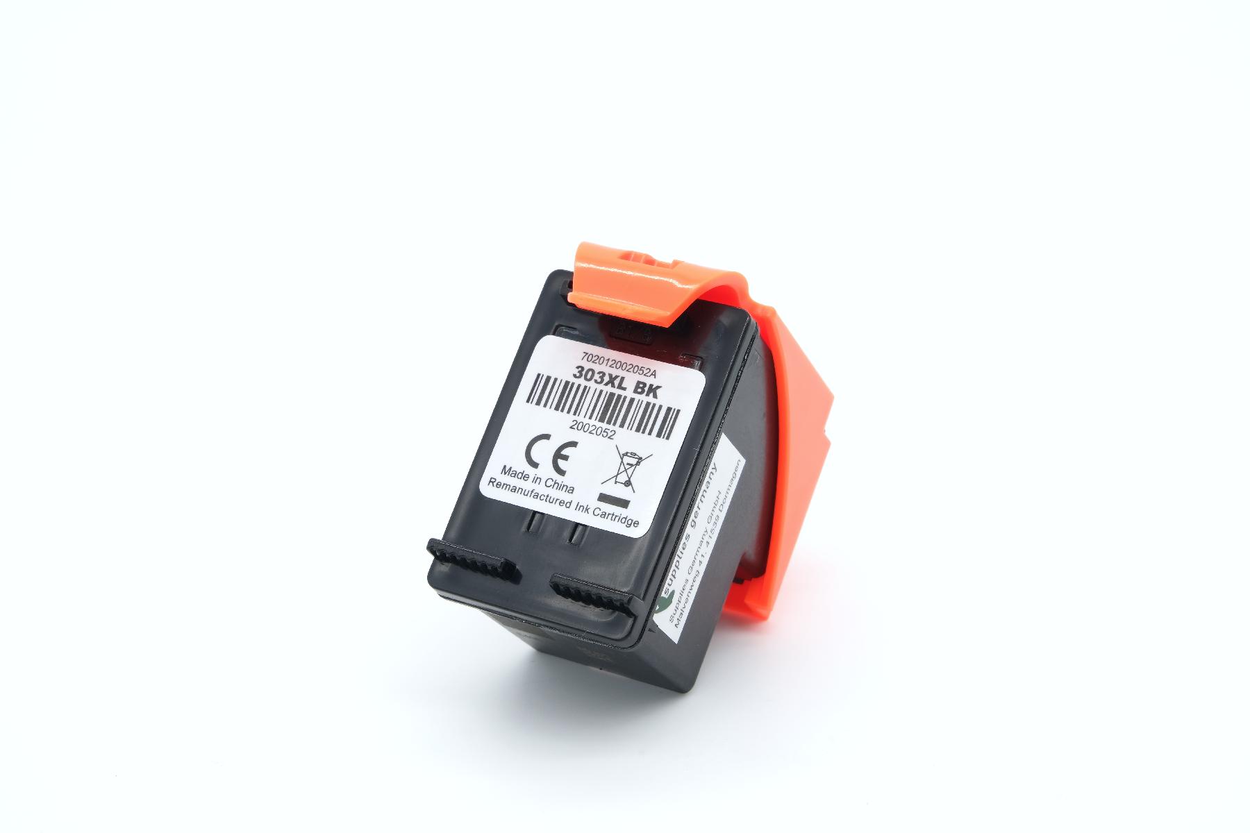 303XLBK alternativ Tinte black für HP / T6N04AE / 12