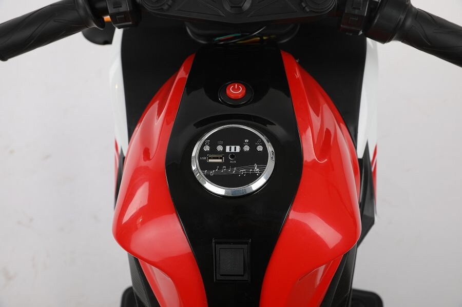 Kindermotorrad 888 - weiß