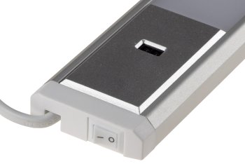 LED Unterbauleuchte "Comprido 600 CCT", 230V, 60cm, IR-Sensor, 3000k - 6500k