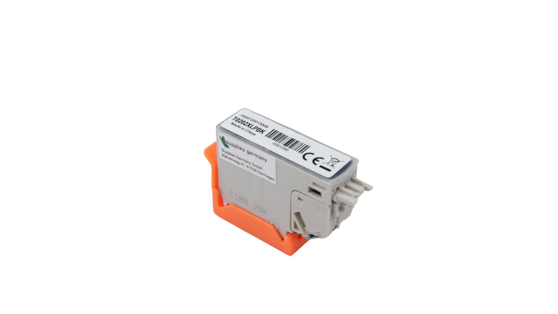 T0202XLPBK alternativ Tinte Photo black für E / C13T02H14010 / 800 Seiten