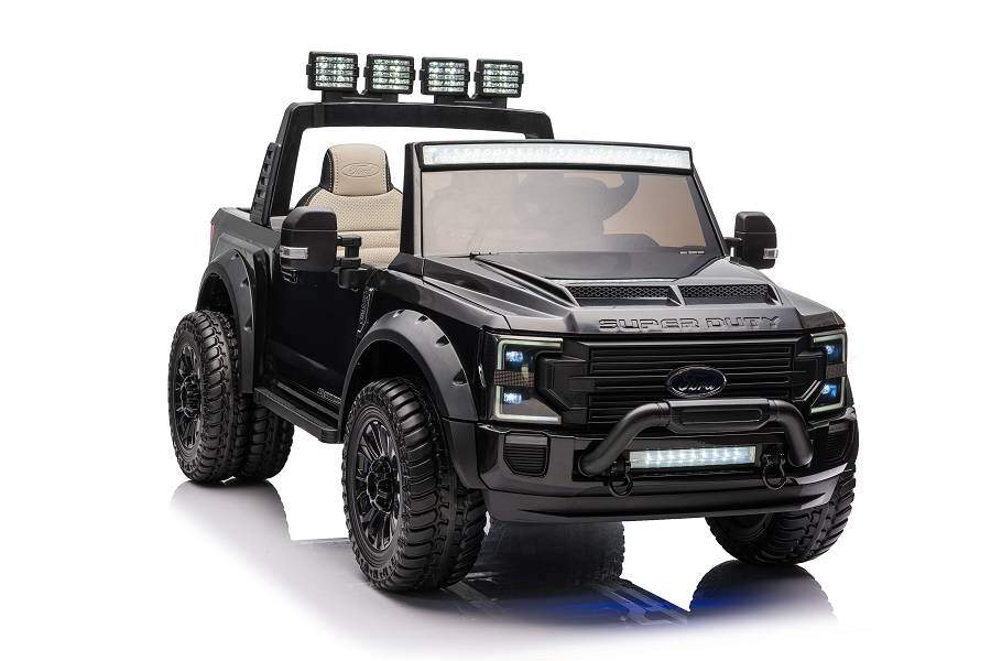 Kinderfahrzeug Ford Super Duty - schwarz - 12V-Version
