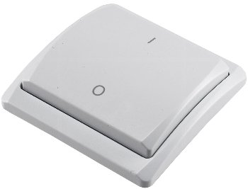 Funk-Wandsender Solo für "Pilota Casa" / 433,92MHz, max. 70m, Batterie A23